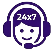24x7 support icon